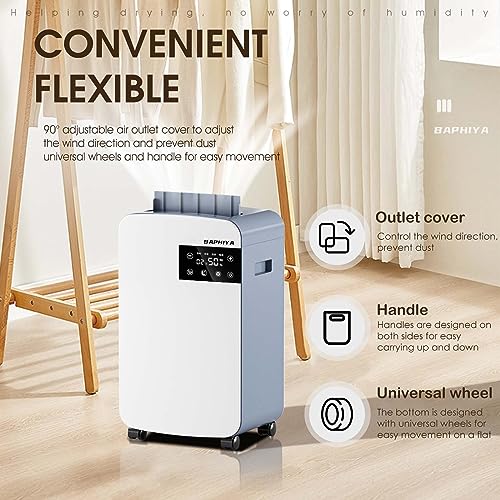 12L/D Dehumidifier for Home with Energy Efficient Compressor