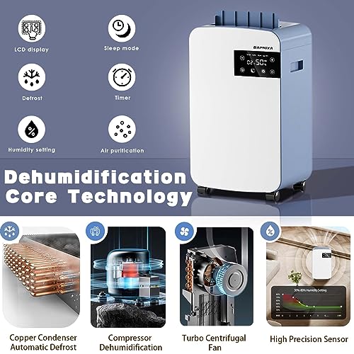 12L/D Dehumidifier for Home with Energy Efficient Compressor